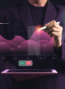 Team collaborating on a project