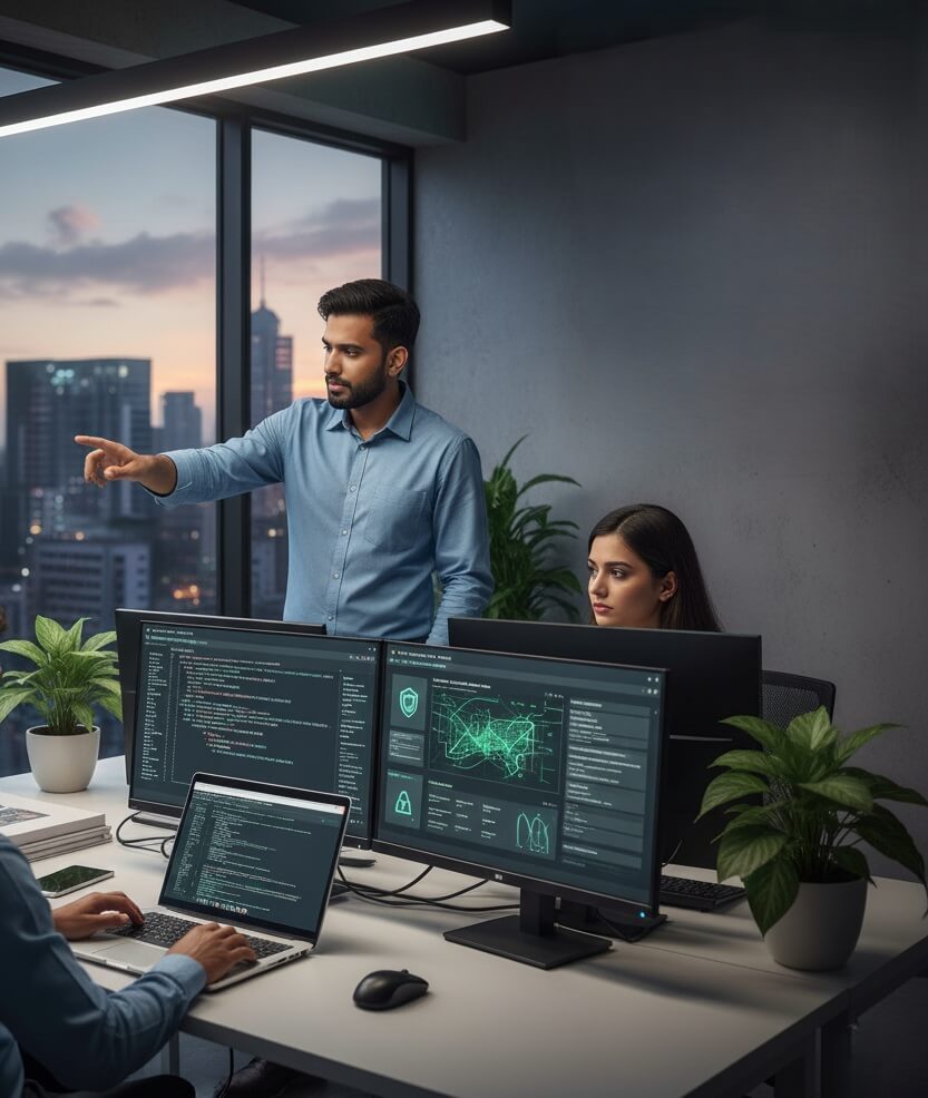 Creative brainstorming session in progress.