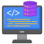 Backend development icon