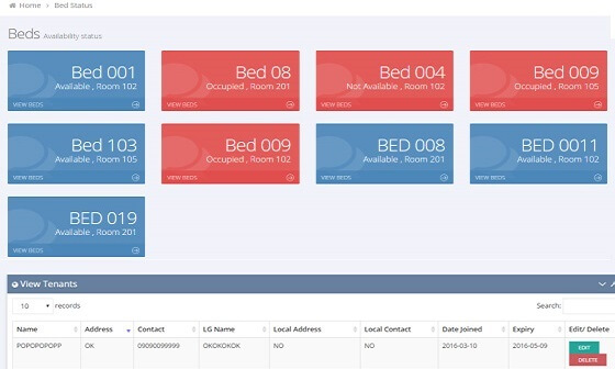 Tenant Management And Billing System